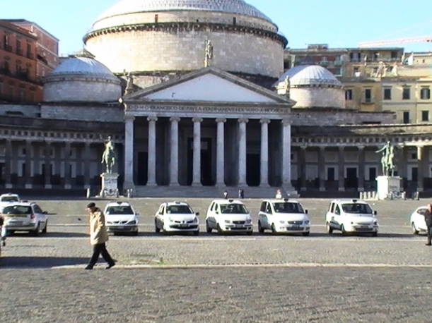 One of the most famous and extensive squares in Naples: Piazza Plebiscito